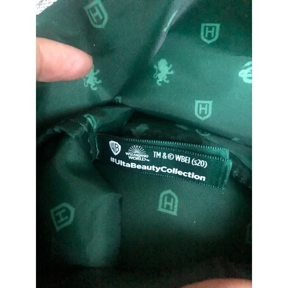 Harry Potter Slytherin Makeup Cosmetic Bag